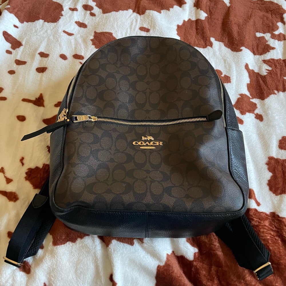 Women’s coach leather backpack